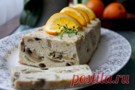 Куриный паштет с шампиньонами