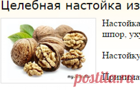 Целебная настойка из перегородок грецкого ореха: Дневник группы «Рецепты красоты, рецепты оздоровления»: Группы - женская социальная сеть myJulia.ru