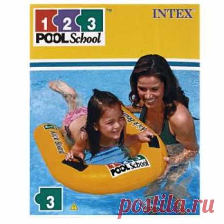 RICHSOUL - магазин полезных вещей | Плотик надувной Pool School 81*76см от 4лет (58167) 589393