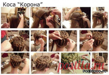 Подборка мк по плетению различных видов косичек со схемами / прически со схемой