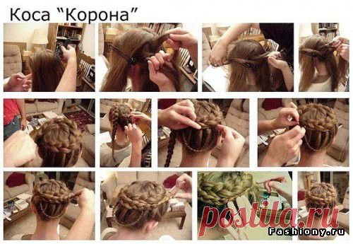 Подборка мк по плетению различных видов косичек со схемами / прически со схемой