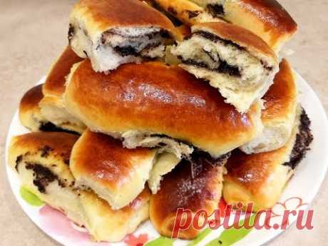 Воздушные Булочки с Маком из Дрожжевого Теста/Сдобное Тесто для Пирожков с Маковой Начинкой - YouTube