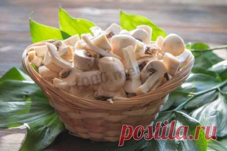 Как заморозить свежие шампиньоны рецепт с фото пошагово - 1000.menu