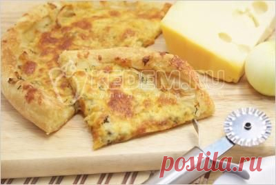 Луковый пирог - Рецепты. Выпечка. Пироги