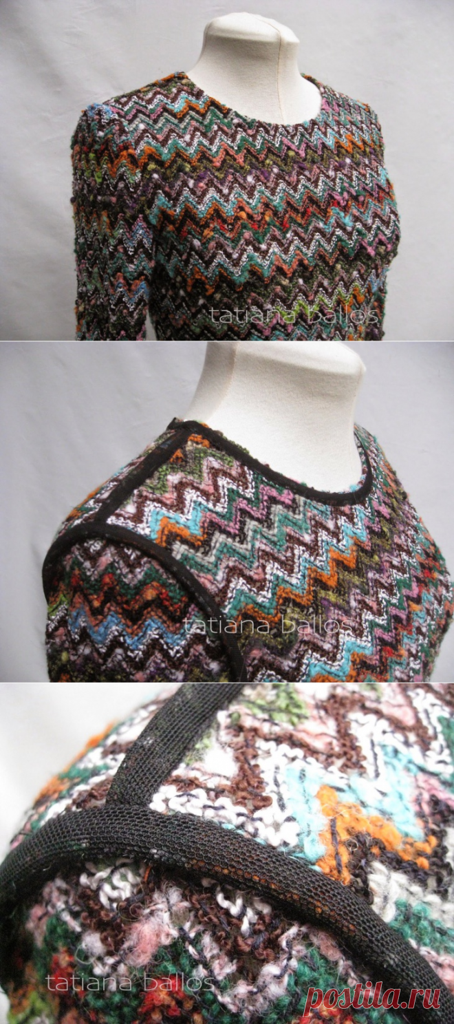 Обработка срезов на крупном рыхлом трикотаже / Материалы, техники и инструменты / ВТОРАЯ УЛИЦА