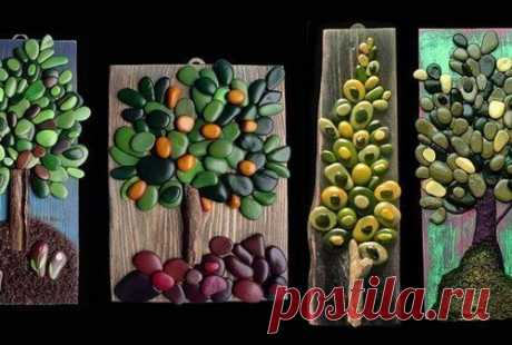 ПОТРЯСАЮЩИЕ РАБОТЫ ИЗ КАМЕШКОВ