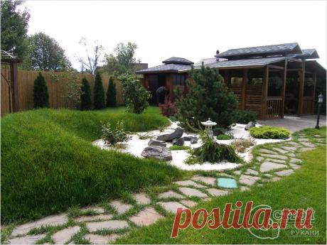 Приусадебный участок своими руками - дизайн дачного участка (+фото)