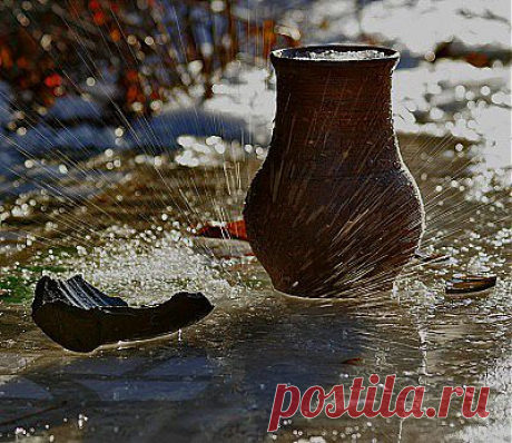 Разбитый кувшин. Глиняный кувшин. Притча