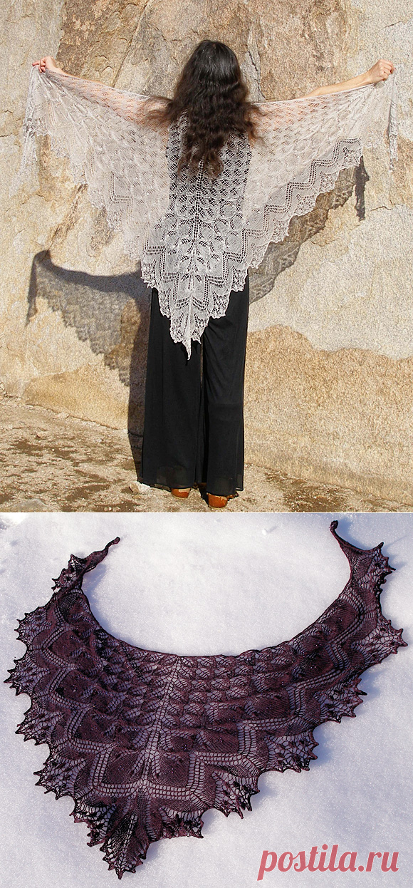 Aeolian Shawl - Knittyspin Spring 2009