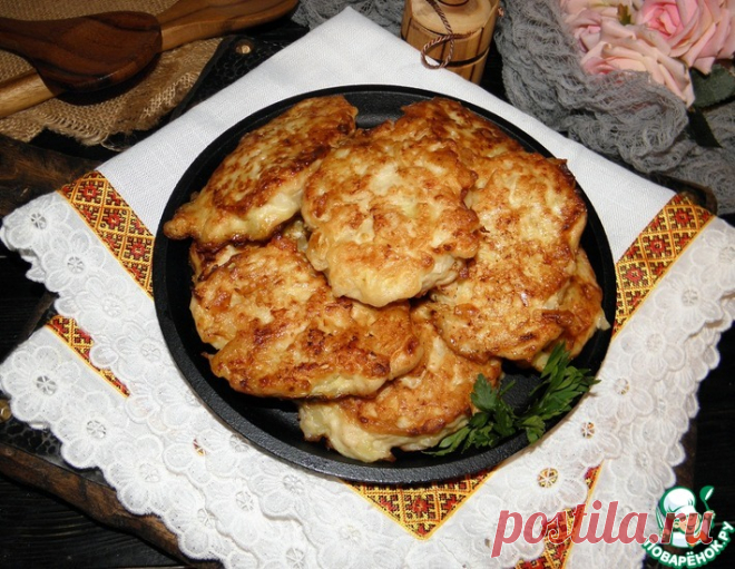 Картофельно-куриные оладьи с сыром – кулинарный рецепт