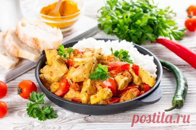 Как приготовить курицу Кадхай - рецепт индийской кухни | Меню недели
