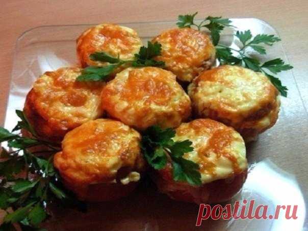 Помидоры, фаршированные курицей