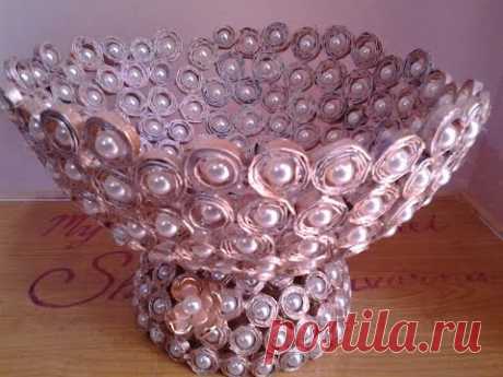 Best Out Of Waste Paper Centre Piece - YouTube