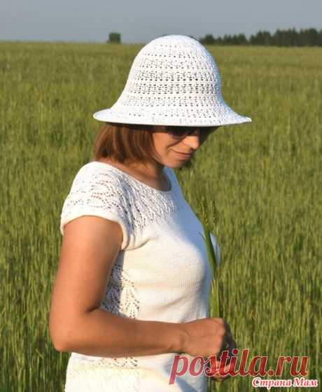 . Летняя ажурная кофточка - Вязание - Страна Мам