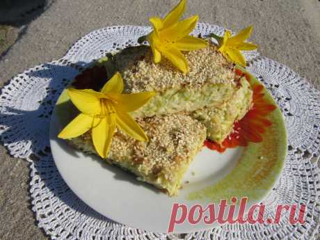 Нежнейшая запеканка с кунжутом!