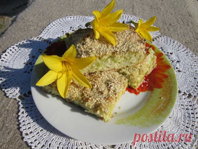 Нежнейшая запеканка с кунжутом!