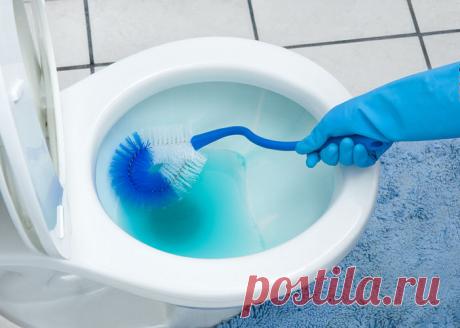 Как почистить унитаз от известкового налета и ржавчины?