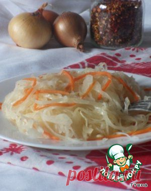 Квашеная капуста - кулинарный рецепт