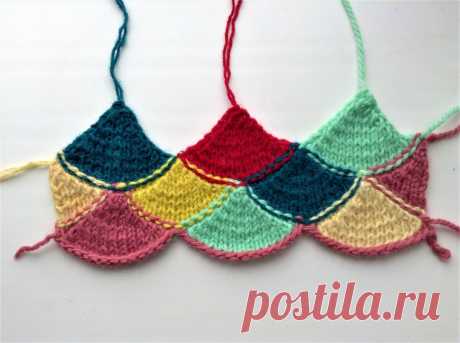 Чешуя дракона. Пэчворк спицами | SIBKNITTING | Яндекс Дзен