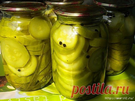 Заготовки: кабачки по-болгарски..