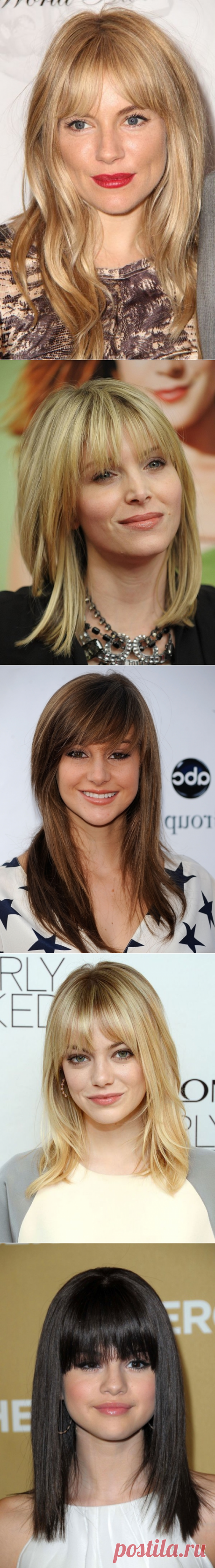 Актуальные прически с челками: 10 примеров звезд — Модно / Nemodno