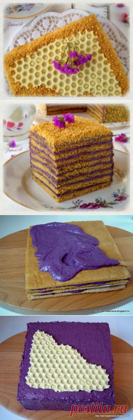 ТОРТ МЕДОВЫЙ *КАДРИЛЬ* - С ОЧЕНЬ НЕОБЫЧНЫМ И ВКУСНЫМ КРЕМОМ