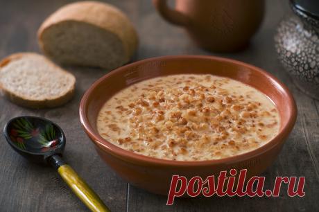 Гречневая каша на молоке - рецепт с пошаговыми фото | ne-dieta