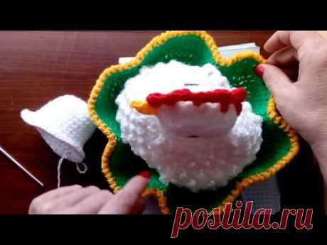 Пасхальная курочка в корзинке.Видеоурок.