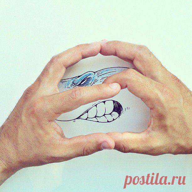 Точка, точка, запятая, вышла рожица...