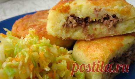 Картофельные пирожки с мясом :: Кулинарная книга :: Компания Трапеза