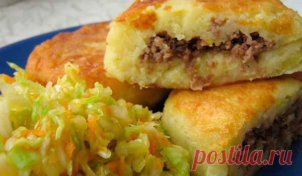 Картофельные пирожки с мясом :: Кулинарная книга :: Компания Трапеза