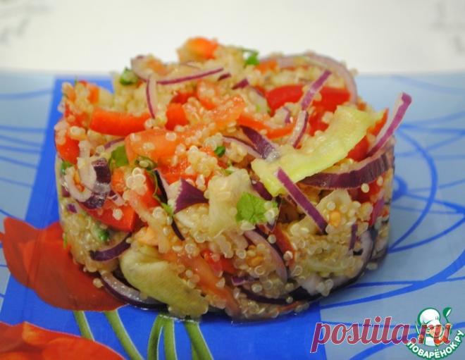 Салат из киноа с овощами – кулинарный рецепт