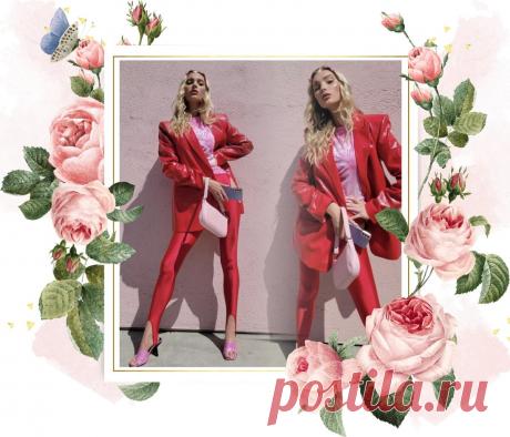 Эльза Хоск в новом модном решении одела красный пиджак | Вокруг интернета | Яндекс Дзен