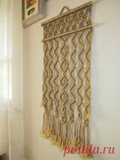 Macrame Wall Hanging Lianas Handmade Macrame Home by craft2joy: