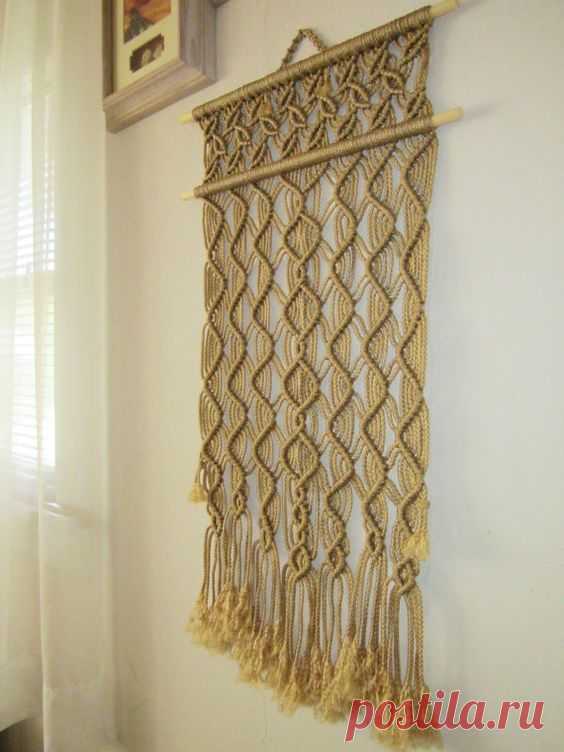 Macrame Wall Hanging Lianas Handmade Macrame Home by craft2joy: