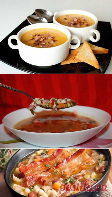 Вкусные супы с беконом: 5 рецептов / Простые рецепты