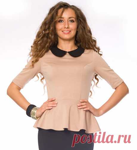 Как сшить блузку с баской | WomaNew.ru - уроки кройки и шитья