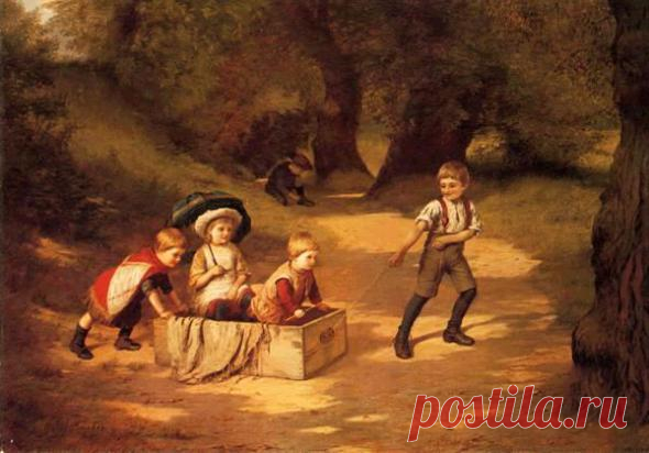 Гарри Брукер (1848 - 1940, Inglese) | Я дитя