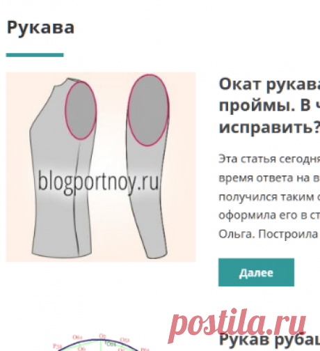 Рукава | Мастерская портнихи