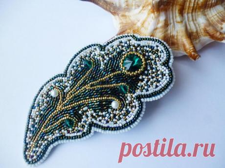 Перо жар-птицы | biser.info - всё о бисере и бисерном творчестве