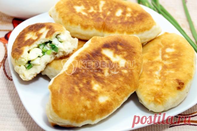 Быстрые пирожки с яйцом и зеленым луком – Рецепт с фото. Рецепты. Выпечка