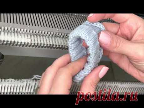 Knitting machine || Fixed bend cuff