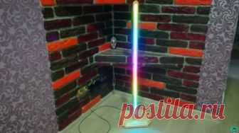 USB торшер из светодиодной ленты своими руками Доброго времени суток, уважаемые самоделкины! В данной статье Владимир Натынчик, автор одноименного канала, расскажет нам о том, как он изготовил USB торшер на базе адресной цветной светодиодной ленты.Итак, перед Вами только лишь доска толщиной 125мм и шириной 350мм из нее Владимир и будет делать