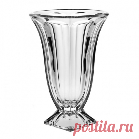 Хрустальная Ваза &quot;Panel&quot; 36 см. 51038, Crystal Bohemia купить в Москве +7 (495) 105-51-56