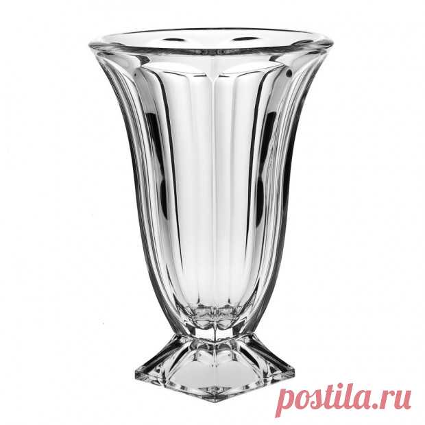 Хрустальная Ваза "Panel" 36 см. 51038, Crystal Bohemia купить в Москве +7 (495) 105-51-56