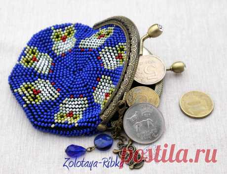 Монетница Совята | biser.info - всё о бисере и бисерном творчестве
