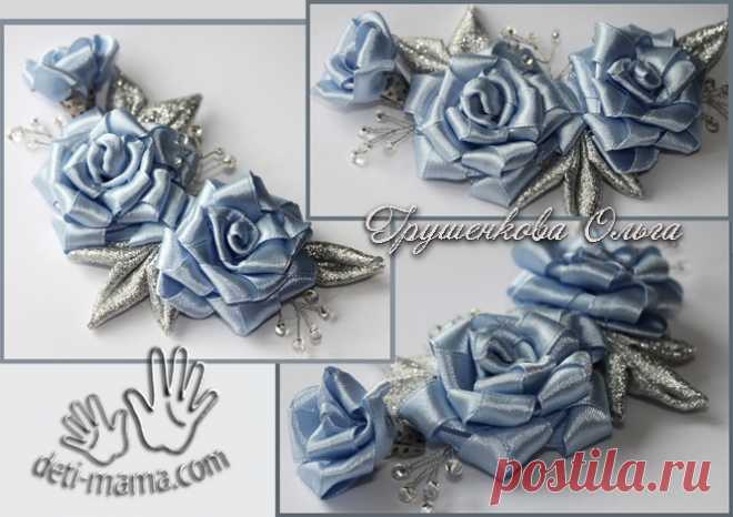 Роза из ленты — Сделай сам, идеи для творчества - DIY Ideas
