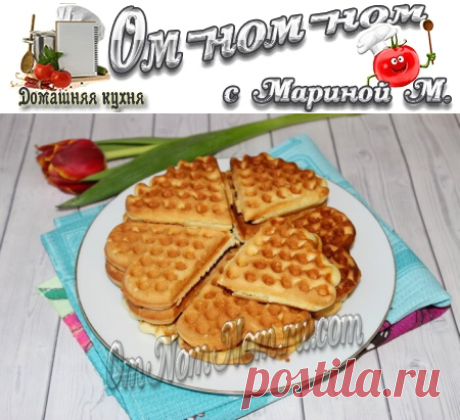 Печенье Сердечки на плите | Ом-ном-ном с Мариной М