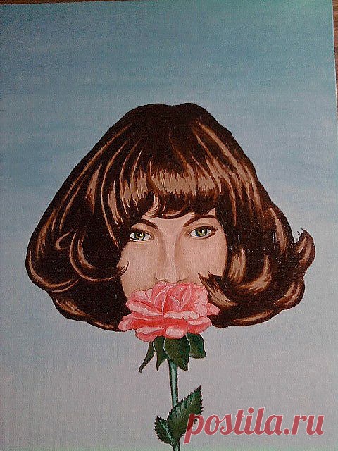 "Женщина-цветок"
х/к.,масло