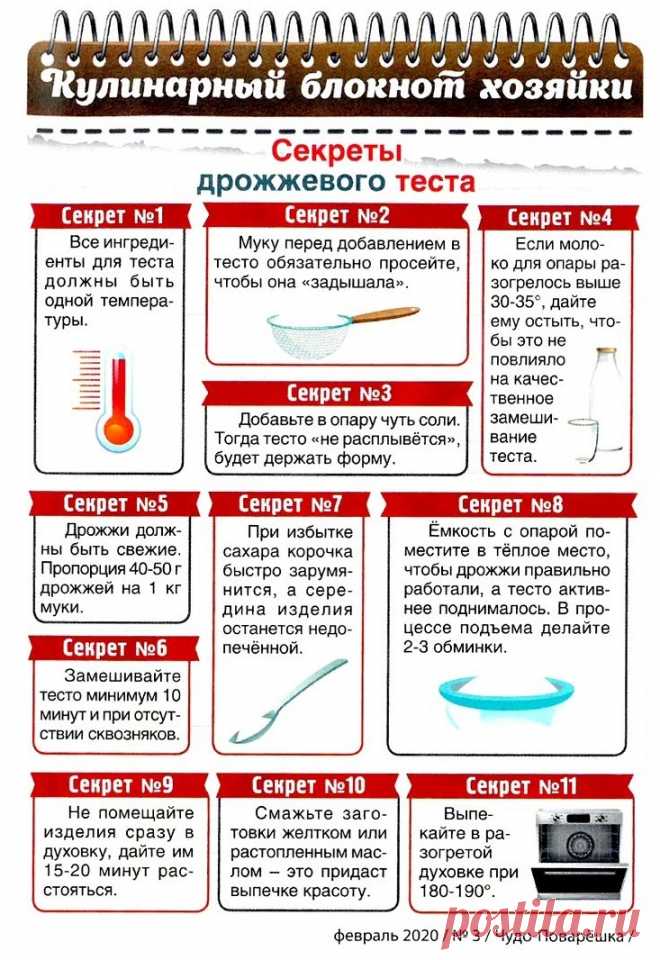 Секреты дрожжевого теста